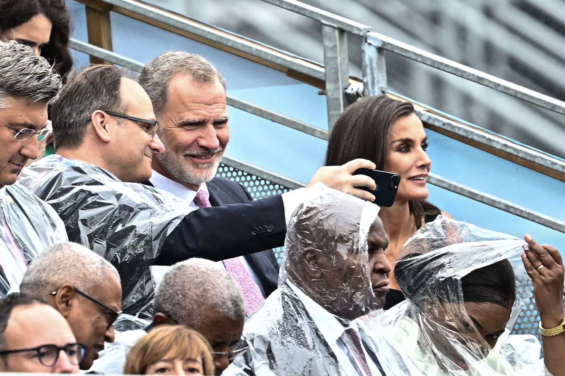 Paris 2024 - Spanish Royals At Opening Ceremony, France - 26 Jul 2024