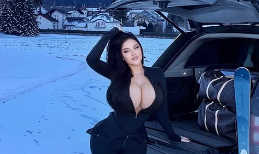 Claudia u uskom ski odijelu pokazala vi&scaron;e od snje&zcaron;nih vje&scaron;tina: Imala i nezgodu