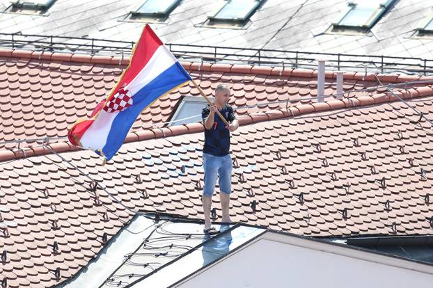 ARHIVA - 2018. Godišnjica dočeka Vatrenih nakon osvajanja srebrne medalje na SP-u u Rusiji