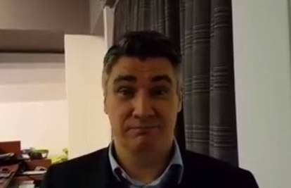 Milanović se zahvalio videom: Korisnici na FB-u 'oduševljeni'