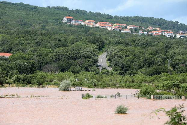 Veliki potop na otoku Krku, pala rekordna količina kiše