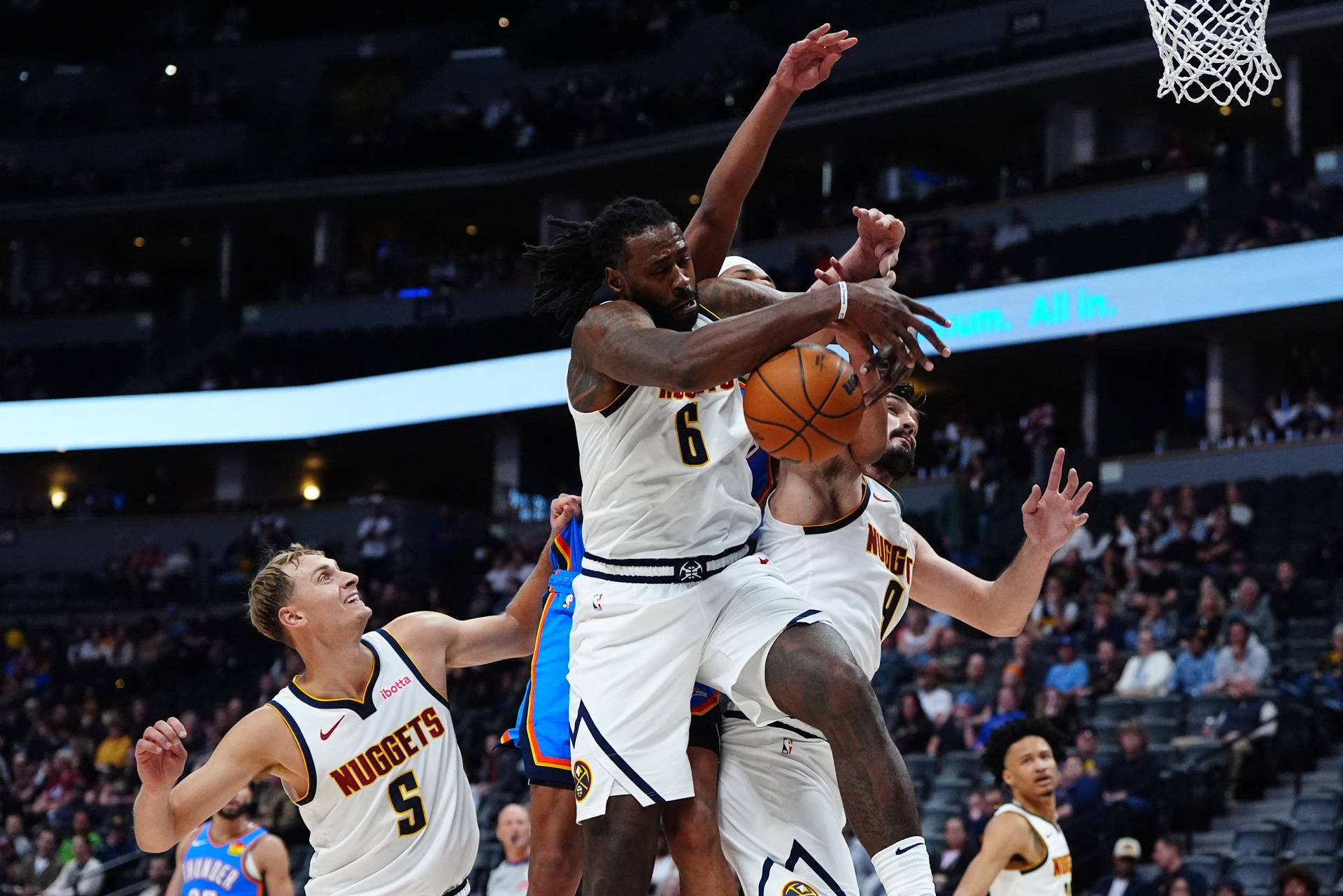 NBA: Preseason-Oklahoma City Thunder at Denver Nuggets