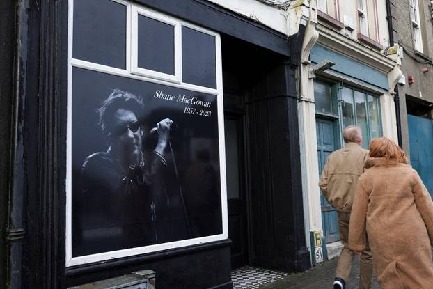 Funeral of Irish musician Shane MacGowan in Tipperary