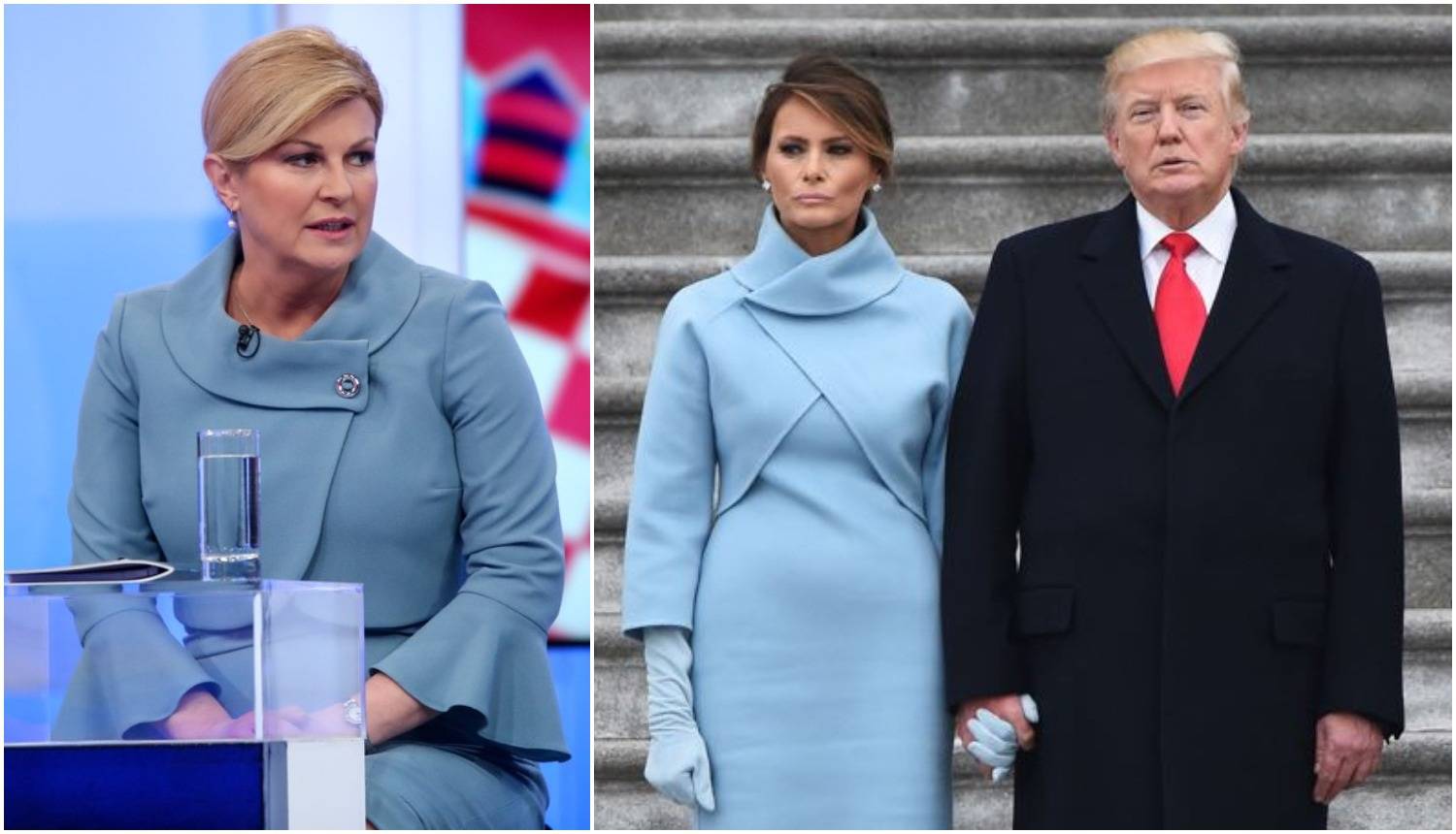 Kolinda se na sučeljavanju opet odjenula poput Melanije Trump