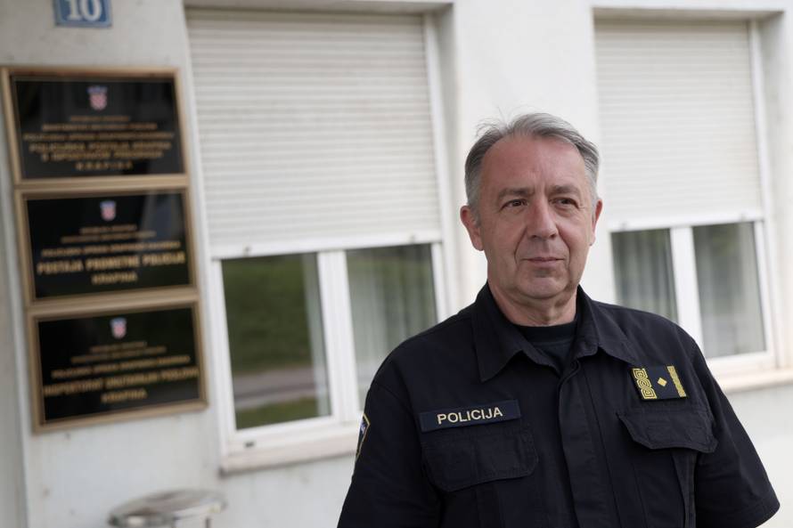 Krapina: Policijski očevid na mjest ubojstva šefa krim policije Roberta Grileca