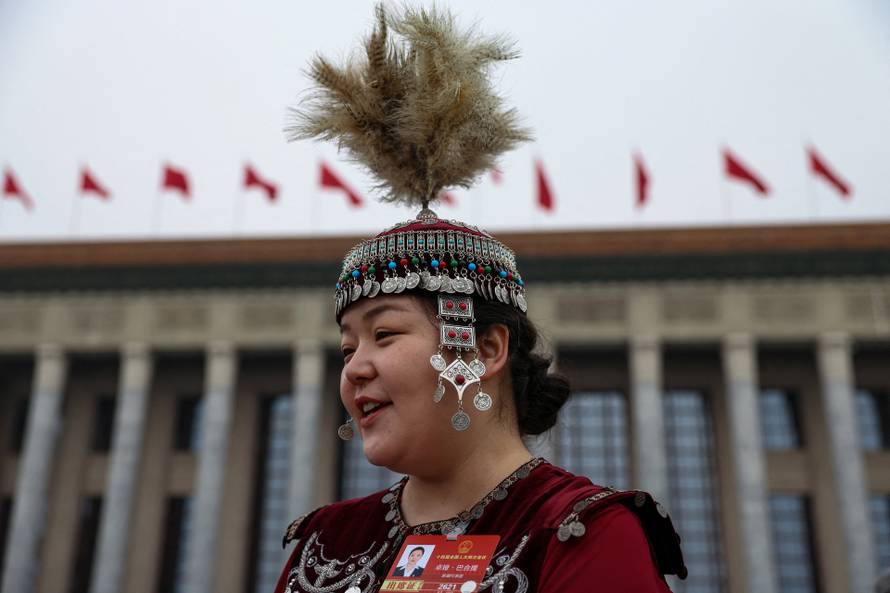 China's NPC opening session at the Great Hall of the People, in Beijing
