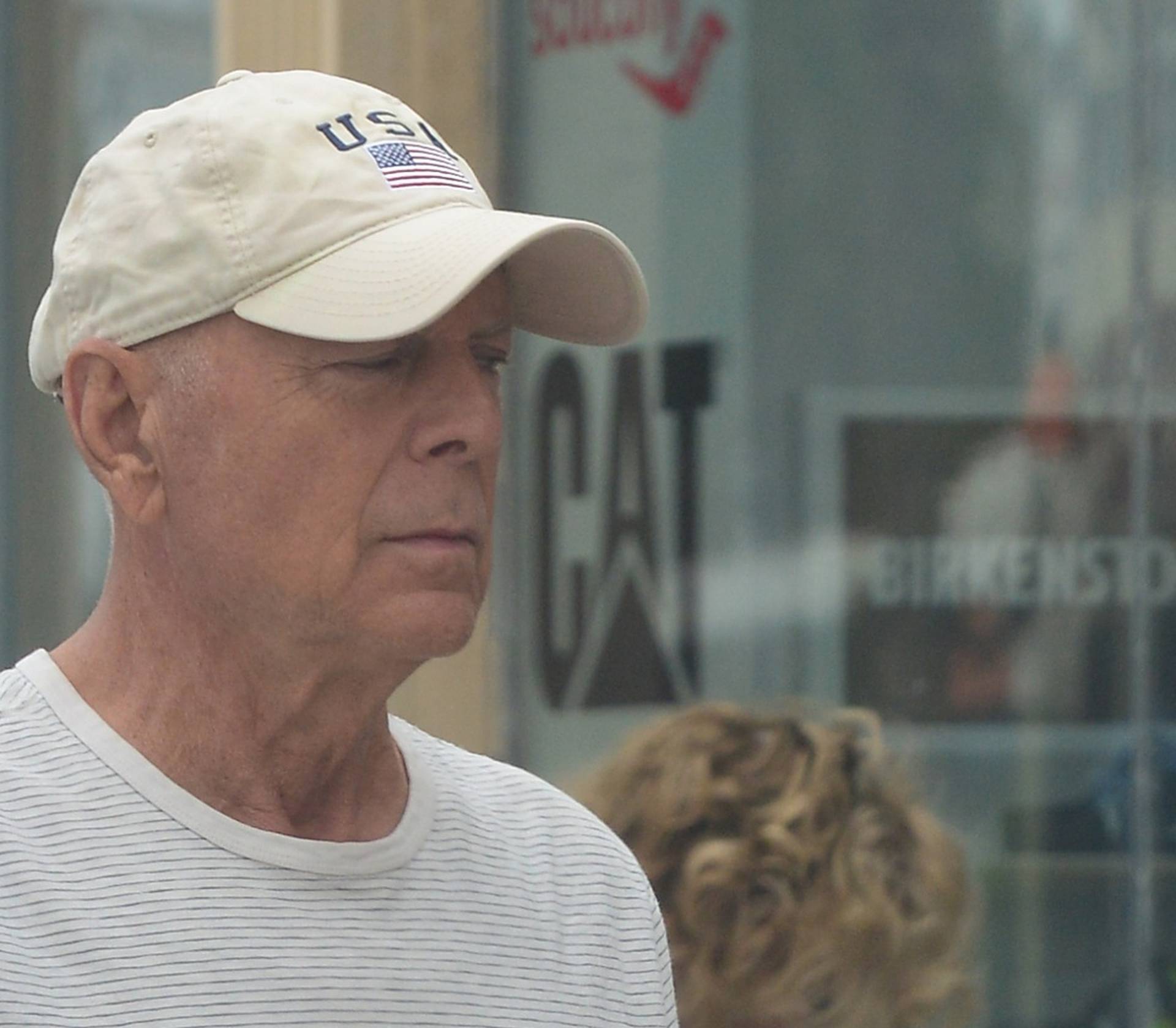 EXCLUSIVE: Bruce Willis Is Spotted As He Grabs An Early Morning Coffee In Santa Monica, Ca
