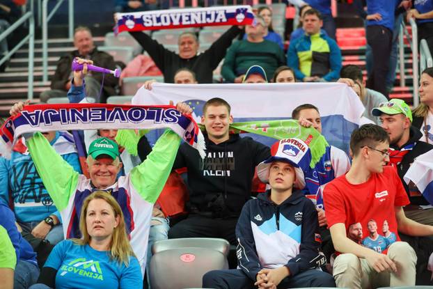 Zagreb: Atmosfera prije utakmice - IHF Svjetsko rukometno prvenstvo 2025., skupina G, 3. kolo, Slovenija - Island