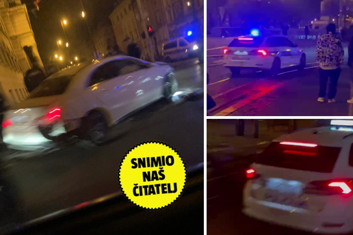 Mercedes je vozila djevojka? Policajci su je pokušavali zaustaviti još od Dubrave