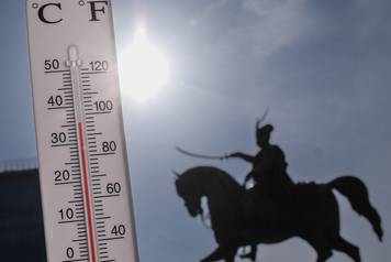 Zagreb: Velike vrućine ispraznile su ulice u glavnom gradu