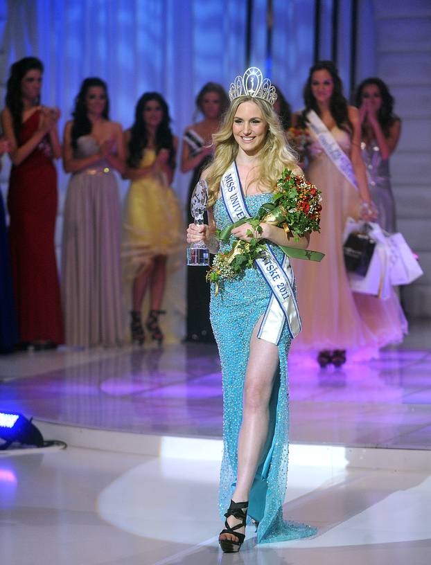 ARHIVA - 2011. Zagreb: Natalija Prica, hrvatska Miss Universe 2011.