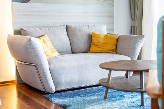 Pillow on sofa decoration interior