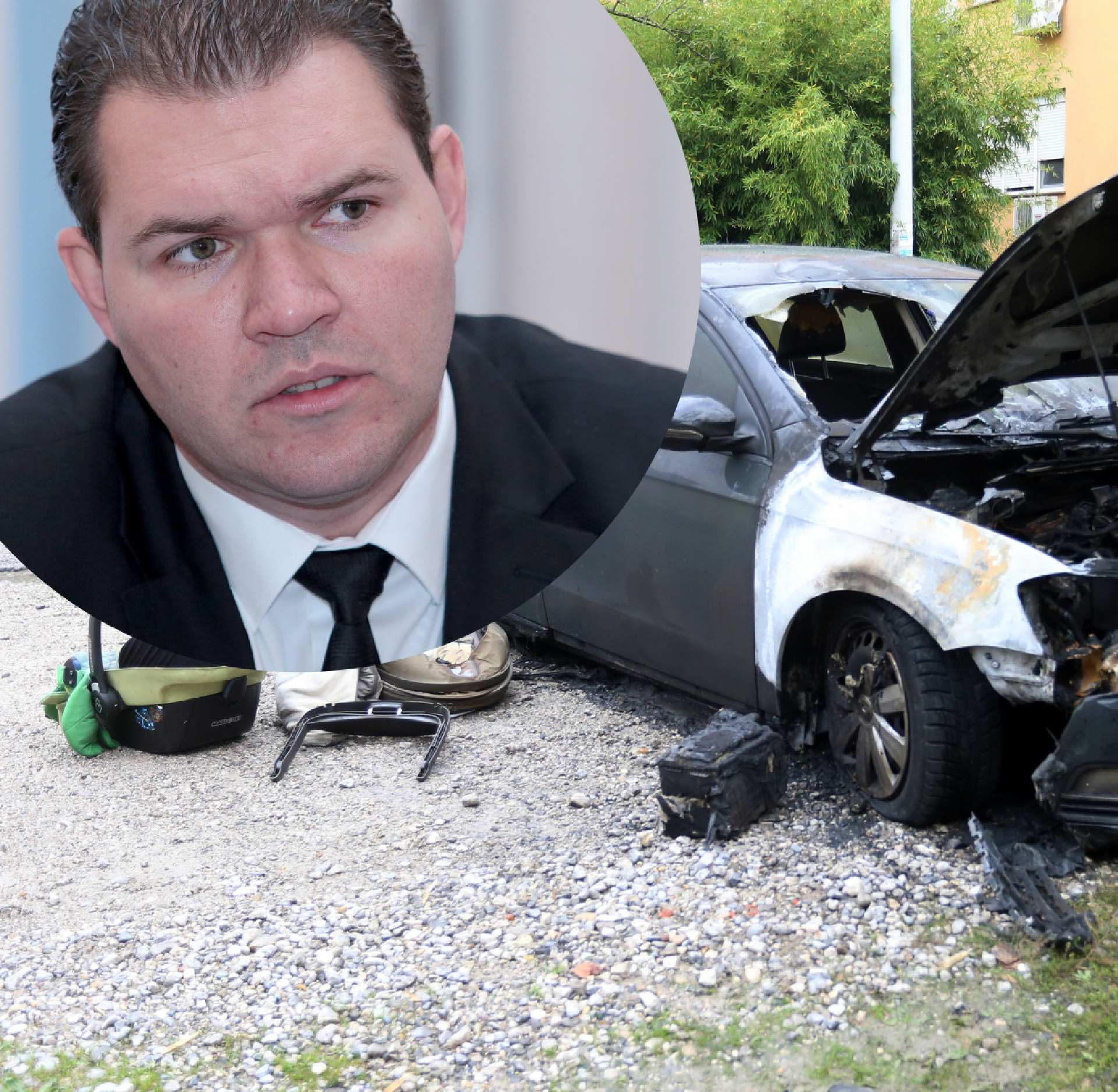 Šefu zaštitarske službe izgorio auto: Ne znam zašto je planuo
