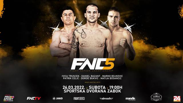 Evo gdje i kako možete gledati 'FNC 5' MMA priredbu iz Zaboka