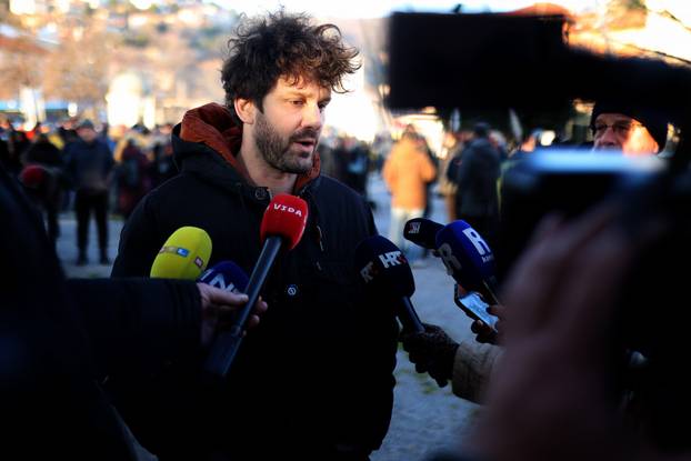 Rijeka: Doček Oskarovca Igora Bežinovića i ekipe koja je sudjelovala u stvaranju filma "Fiume o Morte!"