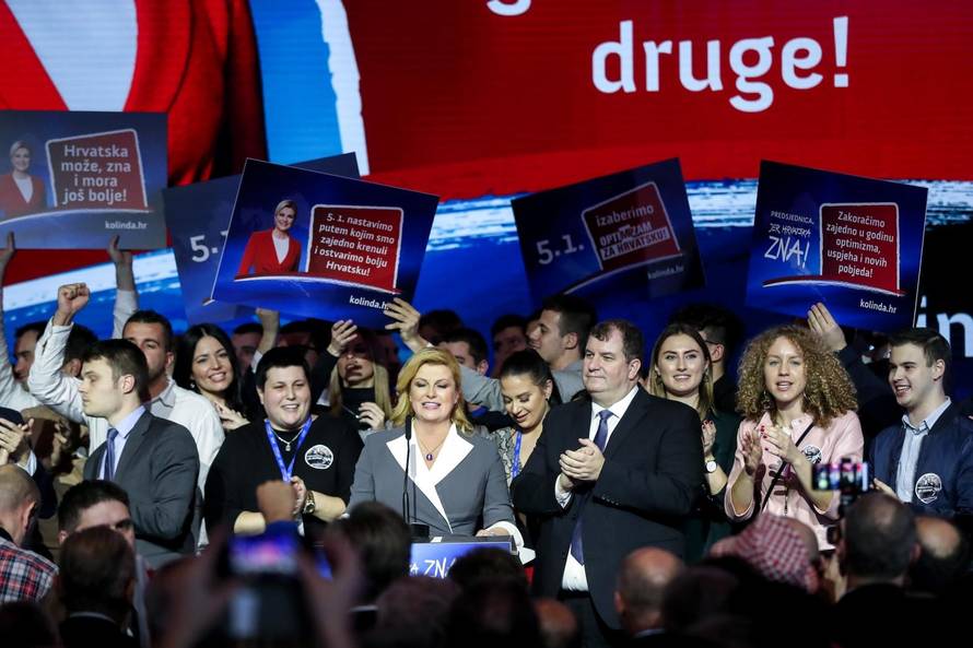 Zagreb: Izborni stožer Kolinde Grabar-Kitarović