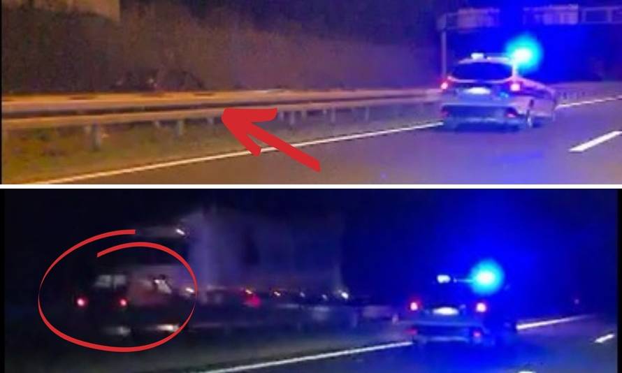 VIDEO Pijan na autocesti vozio krivim smjerom bez svjetala! Mimoilazio se s kamionima