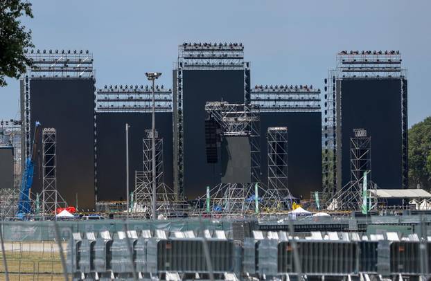 Zagreb: Radovi na hipodromu uoči koncerta Marka Perkovića Thompsona