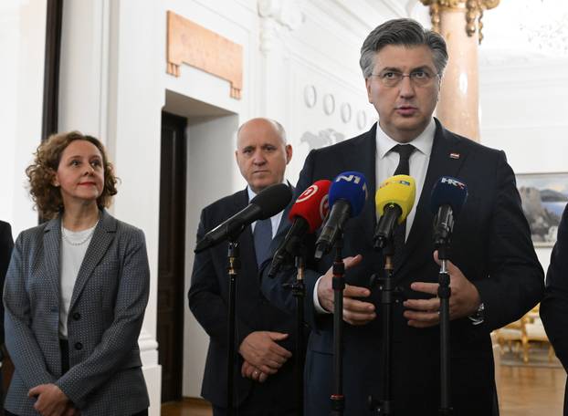 Zagreb: Svečano otvorenje obnovljene zgrade Ministarstva vanjskih poslova nakon potresa