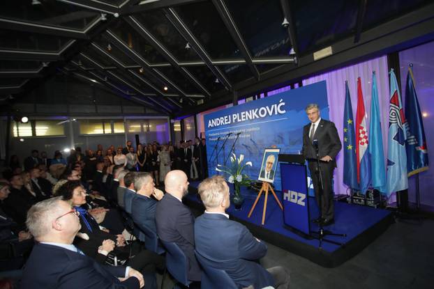 Rijeka: Premijer Plenković na proslavi 36. godišnjice osnutka HDZ-a