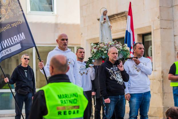 Split: Molitelji na Peristilu okupili su se i ove prve subote u mjesecu