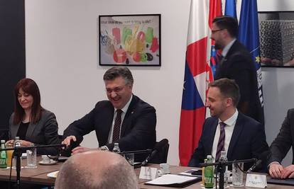 Plenković i ministri u Čakovcu na sastanku sa županima