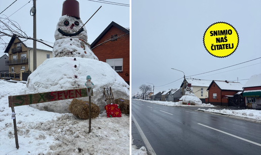 VIDEO Zimske radosti u Bijelom Brdu: 'Snje&scaron;ka od gotovo sedam metara gradili smo devet sati'