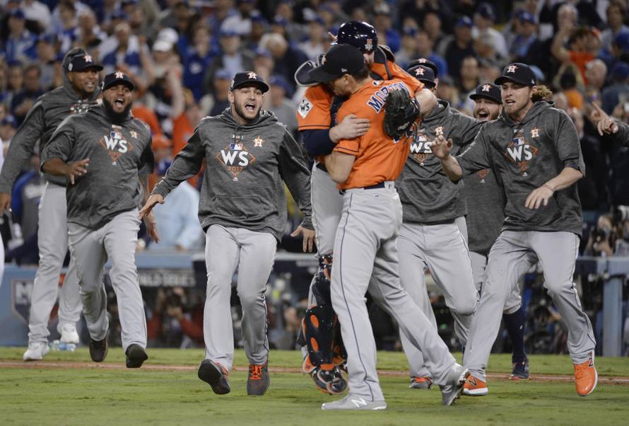 MLB: World Series-Houston Astros at Los Angeles Dodgers