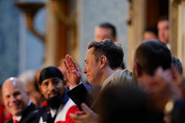 U.S. President Trump delivers a speech to a joint session of Congress