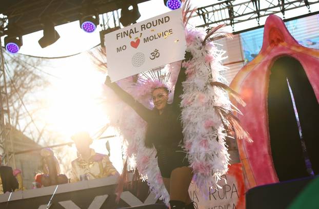 Samobor: Povorka mjesnih odbora i alegorijskih kola na Fašniku