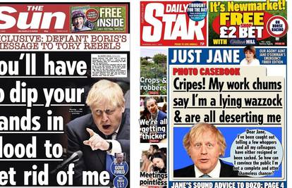 Naslovnice na dan Johnsonova odlaska: 'Očajnik i glupan'