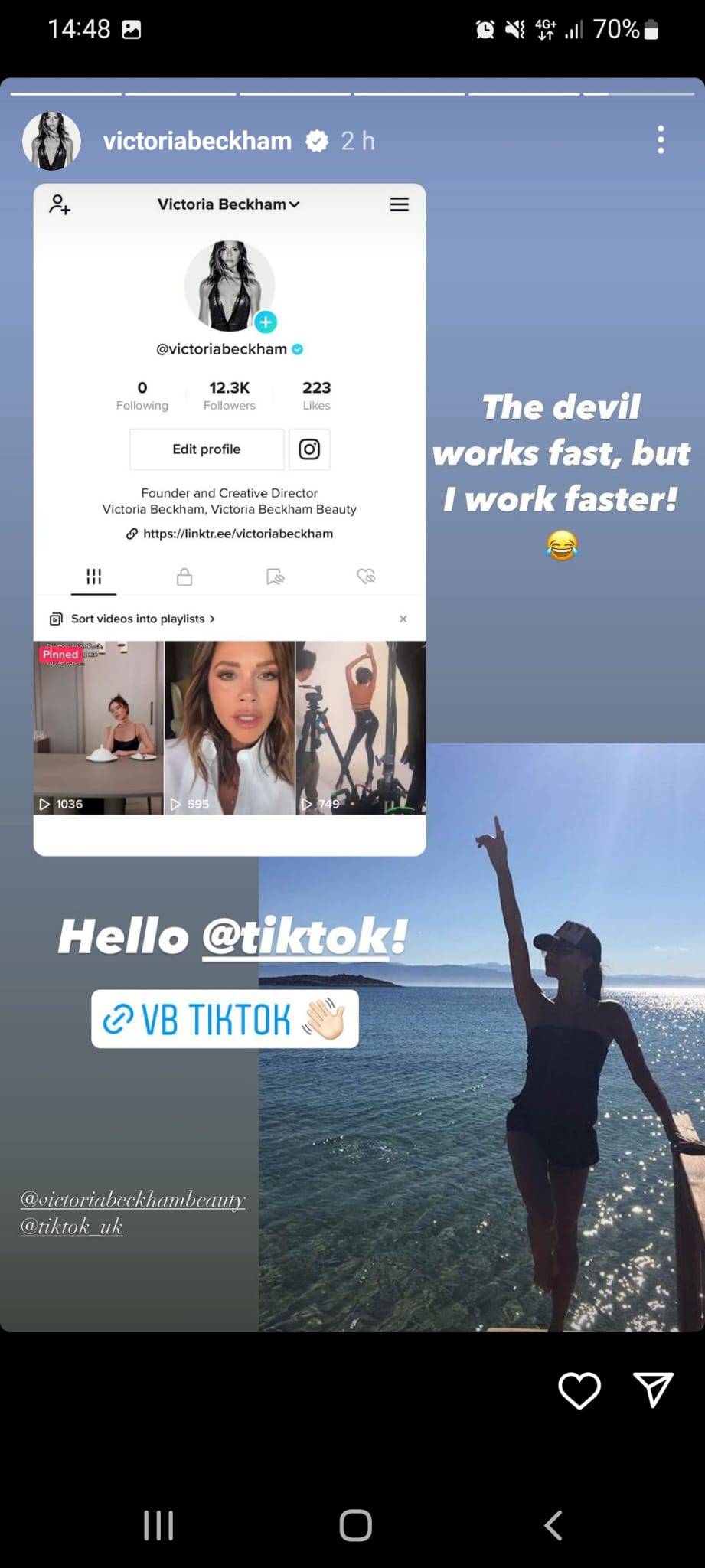 Victoria Beckham objavila prvu fotku iz Hrvatske pa napravila nešto što nikad prije nije