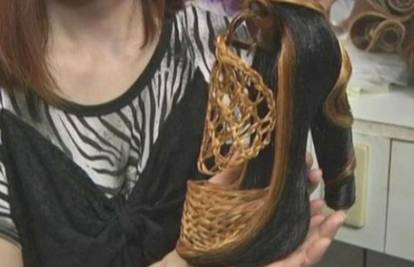 Frizerka s Tajvana izradila par cipela na petu od ostatka kose