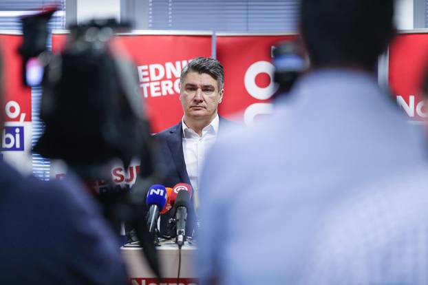 Zagreb: Konferencija predsjedničkog kandidata Zorana Milanovića