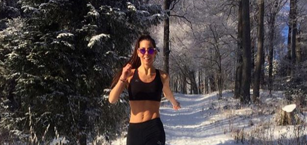 Jača i od zime: Evo u kakvom izdanju Olja Vori trči po snijegu