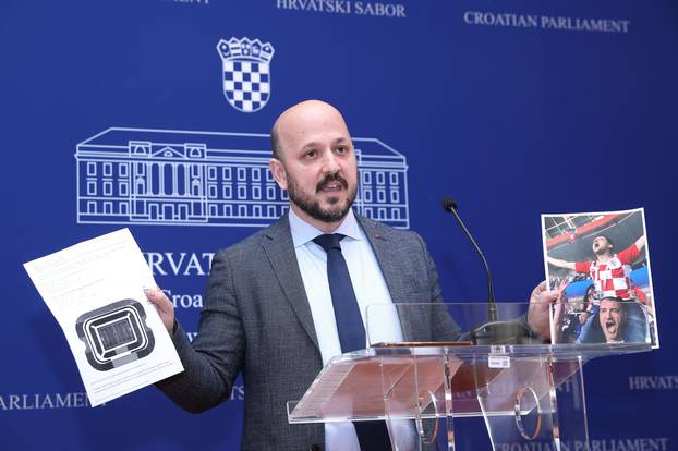 Zagreb: Gordan Maras u Saboru održao konferenciju za medije