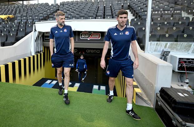 Atena: Nogometaši Dinama odradili su trening na OPAP Areni