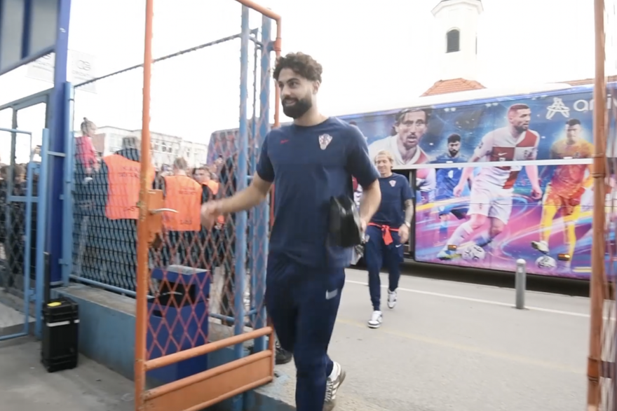 Varaždin: Trening hrvatske nogometne reprezentacije