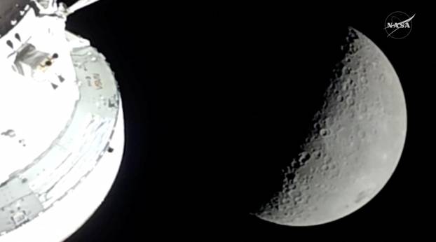 Artemis II mission's Orion capsule reaches its furthest distance from Earth