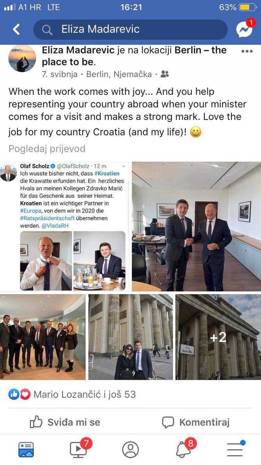 Hrvatska diplomatkinja koja je 2019. objavljivala skandalozne statuse tek sad dobila otkaz