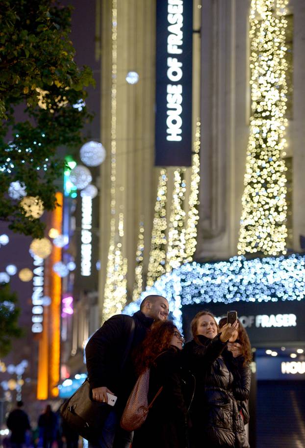 Oxford Street Christmas lights 2015 - London