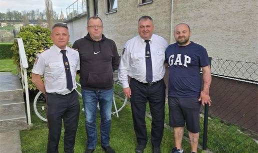 Posjetili kolegu koji je ozlijeđen u Osijeku: 'Njegova vatrogasna obitelj ga neće zaboraviti'