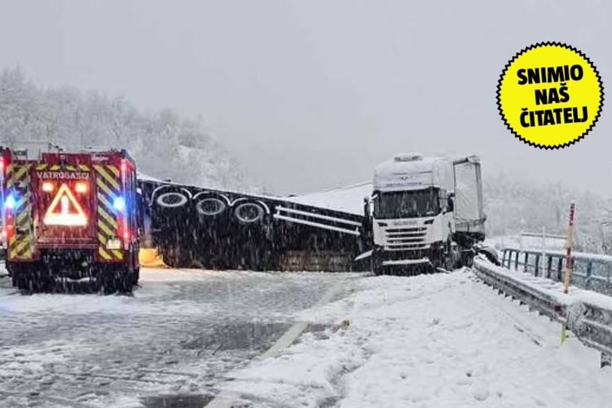 Prometna nesreća na A1, smjer Zagreb