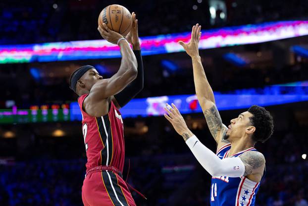 NBA: Playoffs-Miami Heat at Philadelphia 76ers