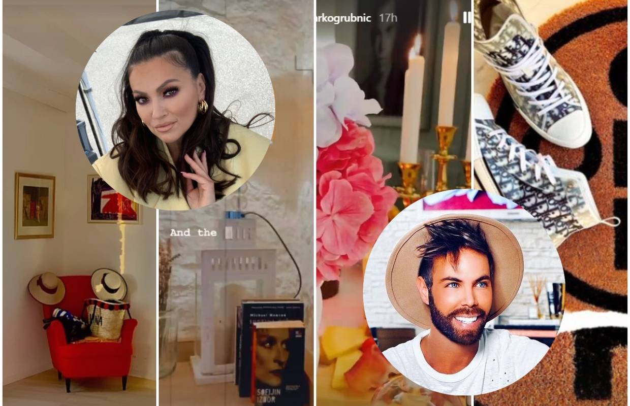 Marko Grubnić i Nina Badrić su pokazali detalje svojih domova