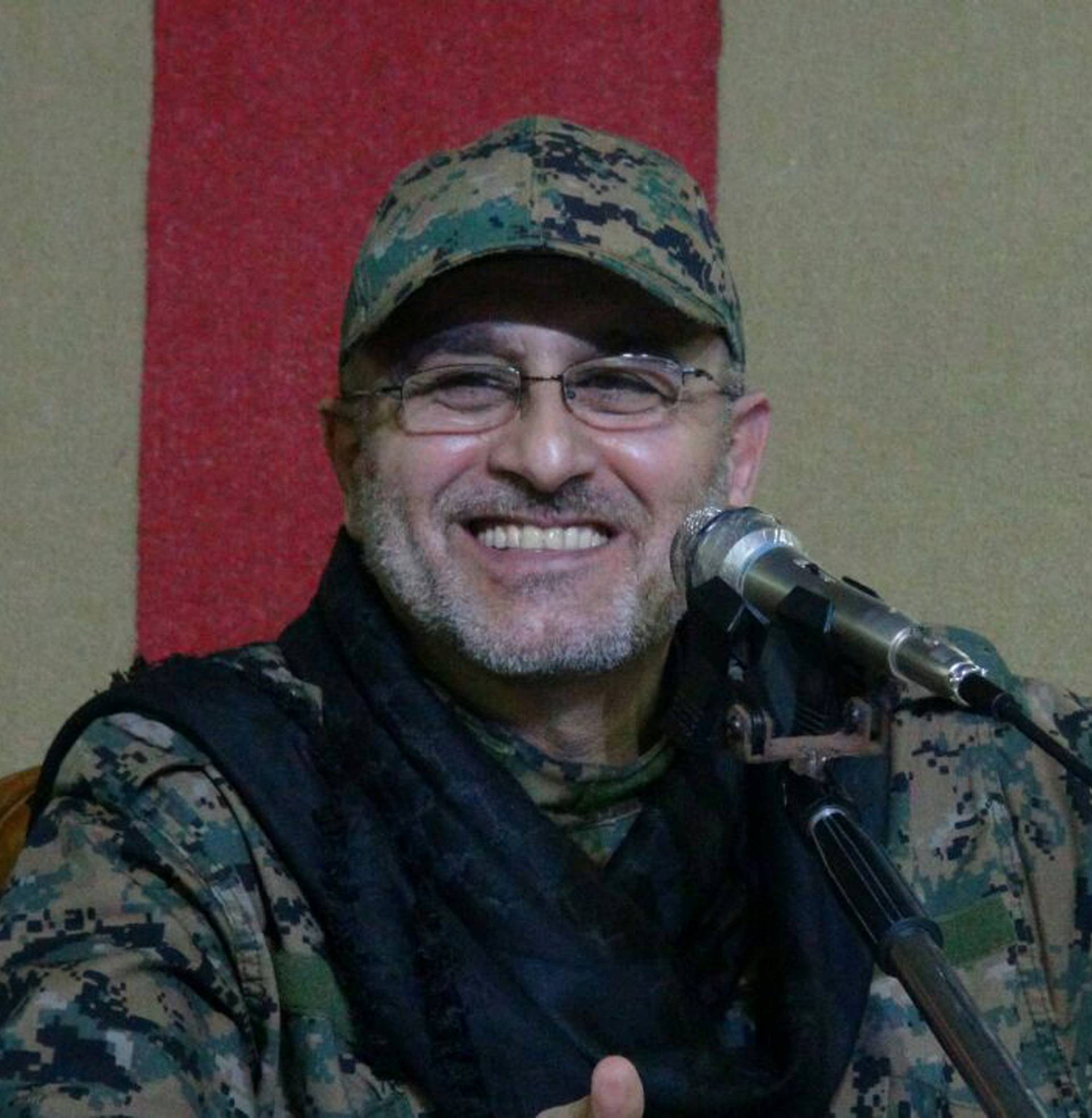 Top Hezbollah commander Mustafa Badreddine is seen in  this handout picture released by Hezbollah Media office 