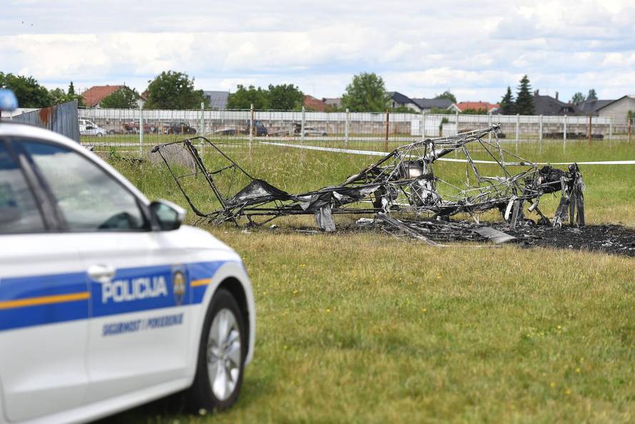 Pribislavec: Očevid na mjestu požara ultra lake letjelice