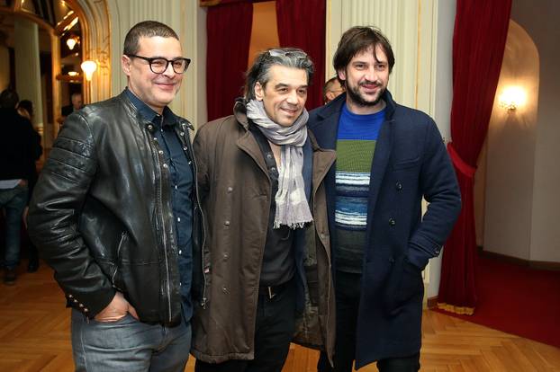 Zagreb: Domjenak nakon gostovanja predstave Hamlet , JDP-a u HNK