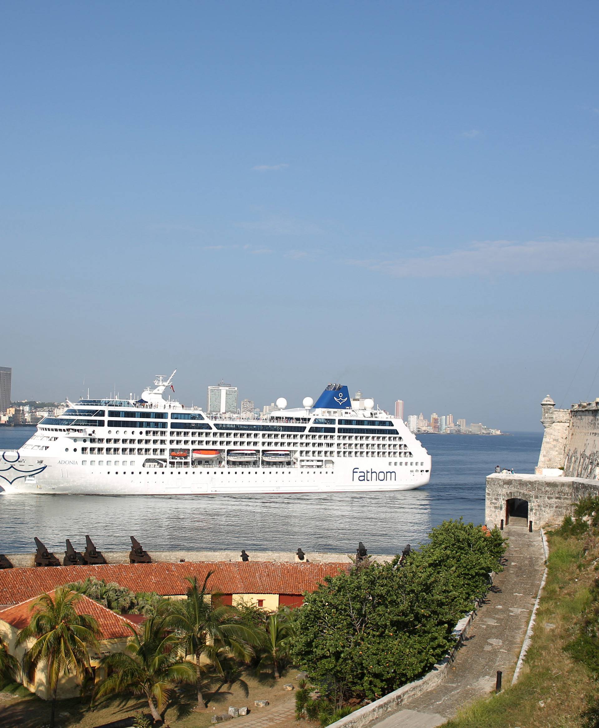 U.S. Carnival cruise ship Adonia arrives at the Havana bay, the first cruise liner to sail between the United States and Cuba since Cuba's 1959 revolution, Cuba