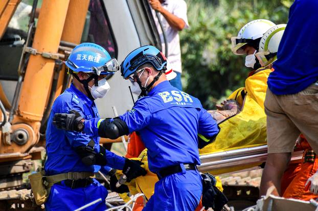 Aftermath of a strong earthquake, in Mandalay